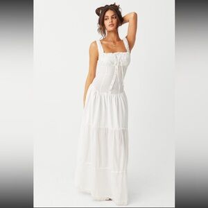 Christabelle Ruffle Maxi Dress BNWT